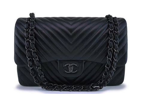 chanel classic chevron double flap bag|Chanel flap bag jumbo.